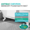 Beldray LA032647LGRYUFFEU7 antibakteriálna kúpeľňová predložka z pamäťovej peny so vzorom chevron thumbnail