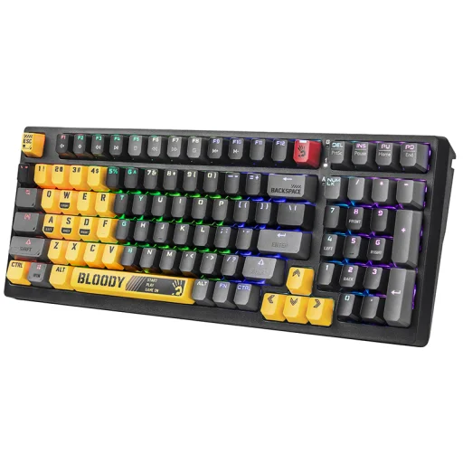 A4Tech 47389 Bloody S98 USB Lime gamer billentyűzet - 3
