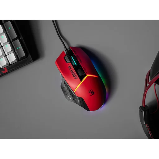 A4Tech 47257 Bloody W95MAX USB Sports Red gamer egér - 5