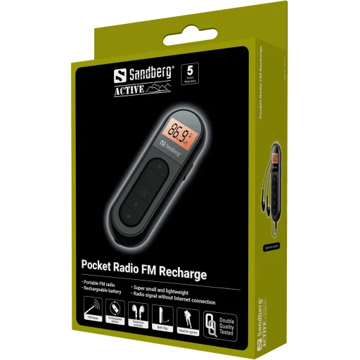 Sandberg 421-01 Vreckové rádio FM - 7