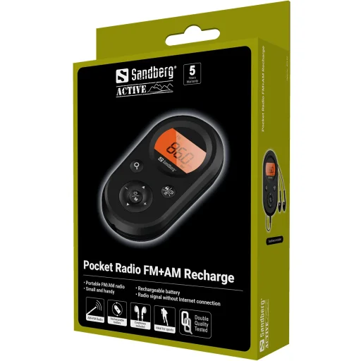 Sandberg 421-02 Vreckové rádio FM+AM - 6