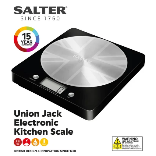 Salter 1036 UJBKDR Great British Disc digitálna kuchynská váha - 9