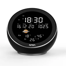 Nasa WSP1500 čierna meteostanica/Bluetooth reproduktor Mesiac