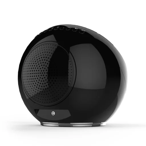 Nasa WSP1500 čierna meteostanica/Bluetooth reproduktor Mesiac - 5