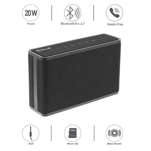 Tellur Apollo čierny Bluetooth reproduktor - 6