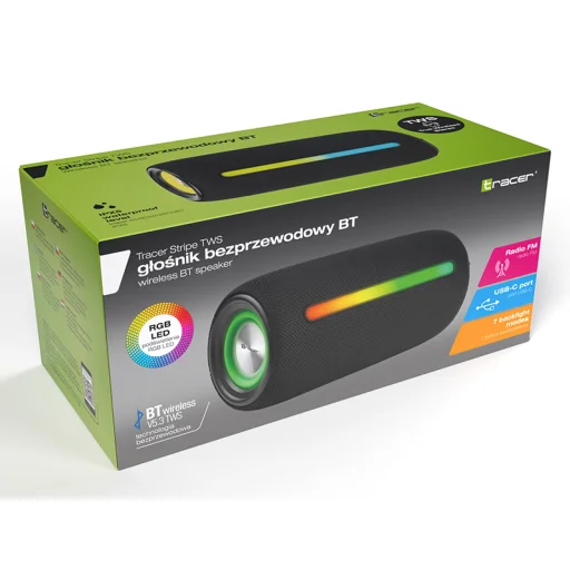 Tracer 47182 Stripe TWS Bluetooth čierny - 7