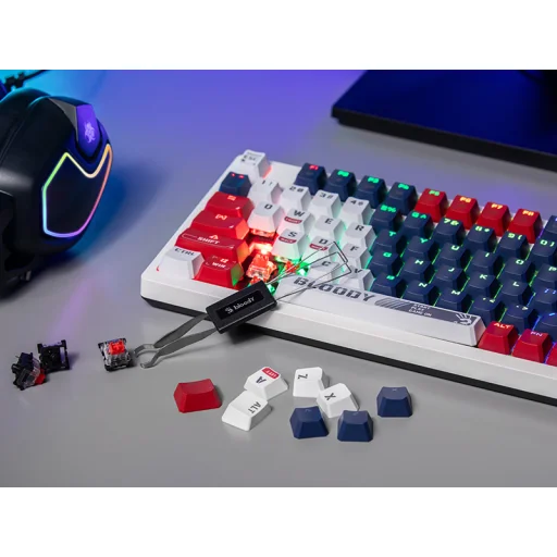 A4Tech 47390 Bloody S98 USB Navy gaming billentyűzet - 7