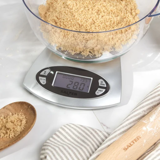 Salter 1069 SVDR 5 kg-os elektronikus konyhai mérleg – ezüst - 4