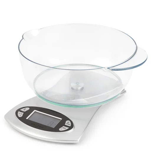 Salter 1069 SVDR elektronická kuchynská váha do 5 kg – strieborná - 1
