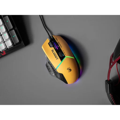 A4Tech 47259 Bloody W95MAX USB Sports Lime gamer egér - 6