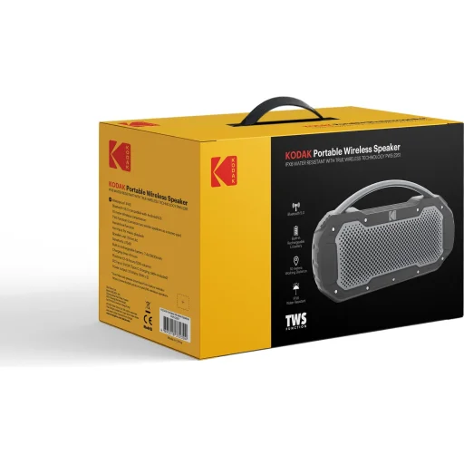 Kodak PWS-2261 prenosný bezdrôtový Bluetooth reproduktor - 3