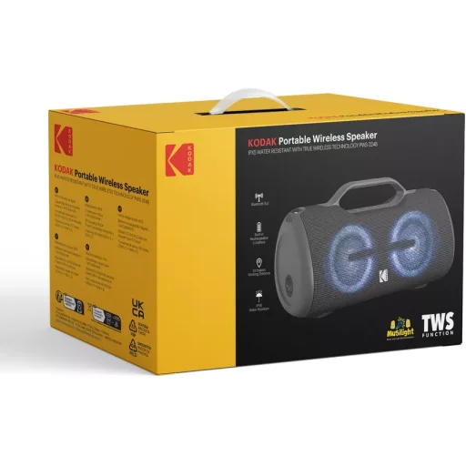 Kodak PWS-2248 hordozható vezeték nélküli hangszóró - 3
