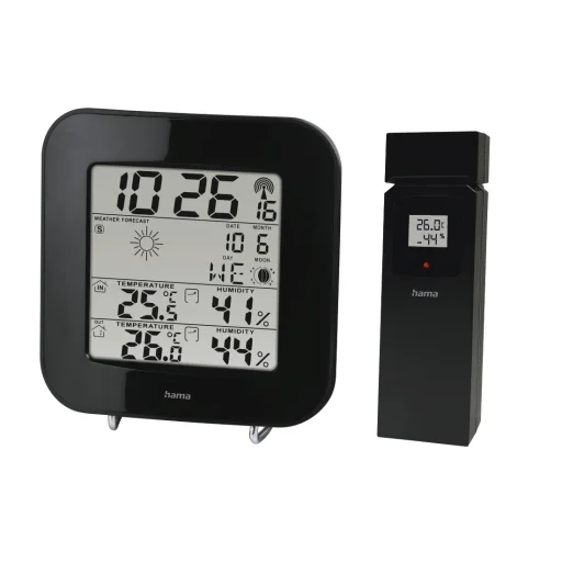 Hama 00186310 EWS-200 čierna meteostanica - 1