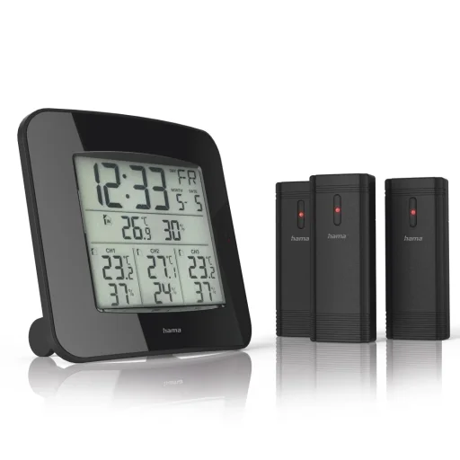 Hama 00186311 EWS-Trio čierna meteostanica - 2