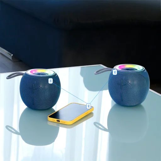 Tellur Mirage Bluetooth reproduktor 12W modrý - 6