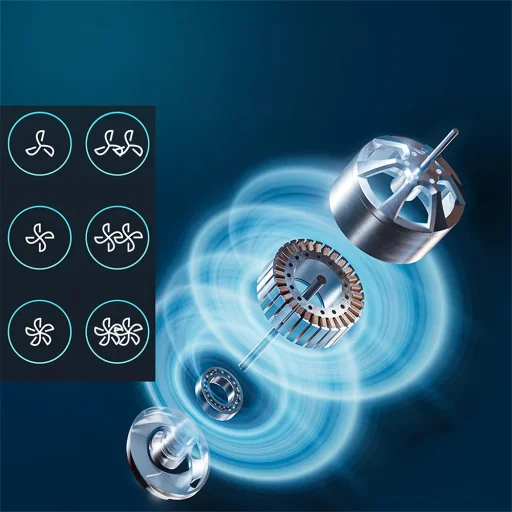 Lovio LVTF101N24C-WH AirWave fehér toronyventilátor - 6