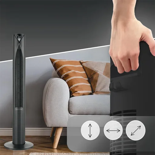 Lovio LVTF202Y24C-BK AirWave PRO čierny stĺpový ventilátor - 9