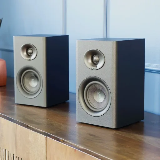 Laudberg XS1B regálové reproduktory 2.0 80W čierne - 4