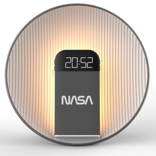 NASA SPC600 Bluetooth reproduktor / budík / bezdrôtová nabíjačka - 1