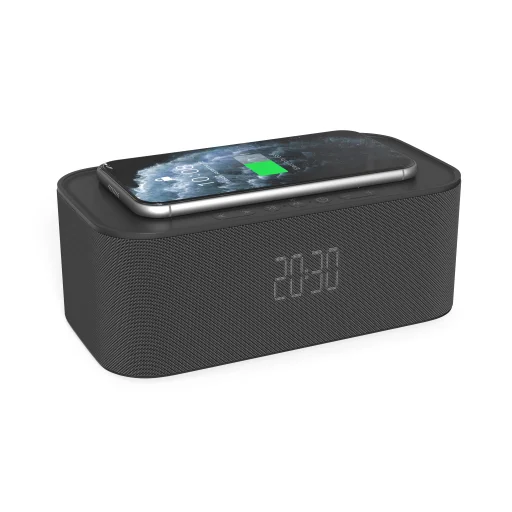 NASA SPC800 Bluetooth reproduktor / budík / bezdrôtová nabíjačka - 1