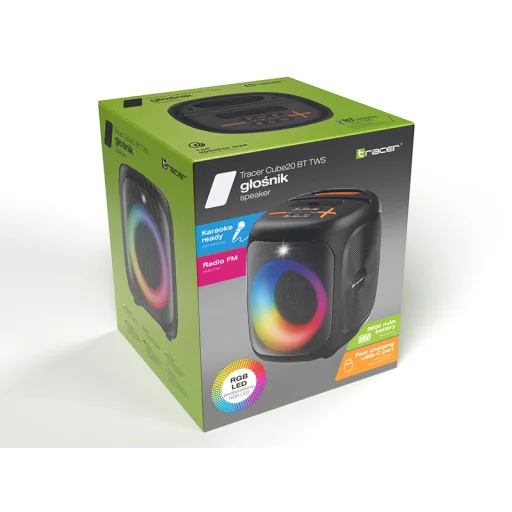 Tracer 47753 Cube20 BT TWS Bluetooth reproduktor - 10