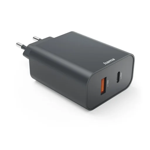 Hama 00086444 45W USB-C, USB-A sieťový nabíjací adaptér PD čierny - 2