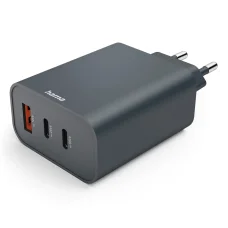 Hama 08644500 65 W PD sieťový rýchlonabíjací adaptér 2x USB-C + USB-A ECOSENTIAL