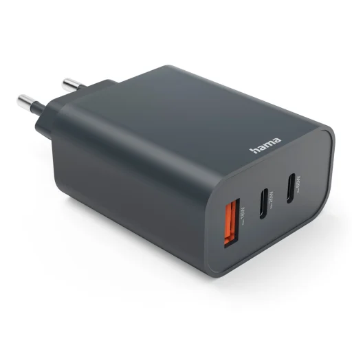 Hama 08644500 65 W PD sieťový rýchlonabíjací adaptér 2x USB-C + USB-A ECOSENTIAL - 2