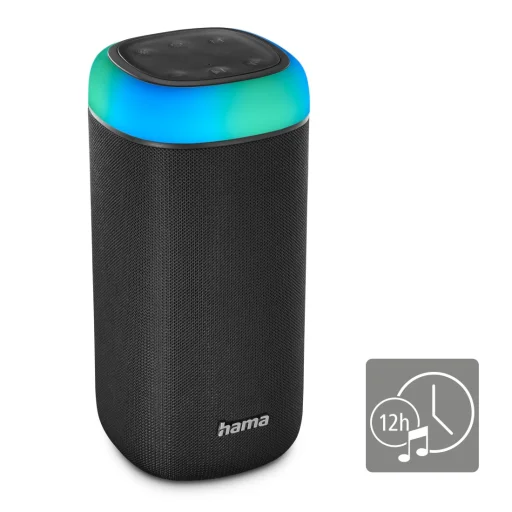 Hama 00188228 Shine 2.0 színes LED világítással, fekete - 3