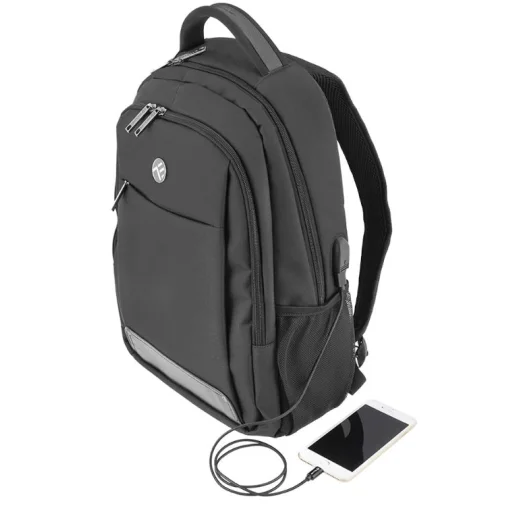 Tellur 15,6" batoh na notebook Companion, s USB portom, čierny - 2