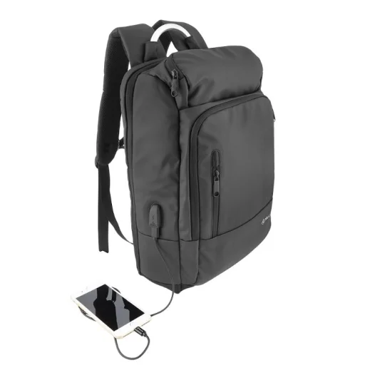Tellur 17,3" batoh na notebook Business L, s USB portom, čierny - 4