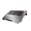 Tellur Cooler chladiaca podložka pod notebook Shade 17, s 3 ventilátormi, RGB LED, USB, USB-C, hliníková sivá thumbnail