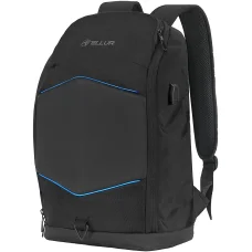 Tellur 15,6" batoh na notebook so svetelným pásom, USB portom, čierny