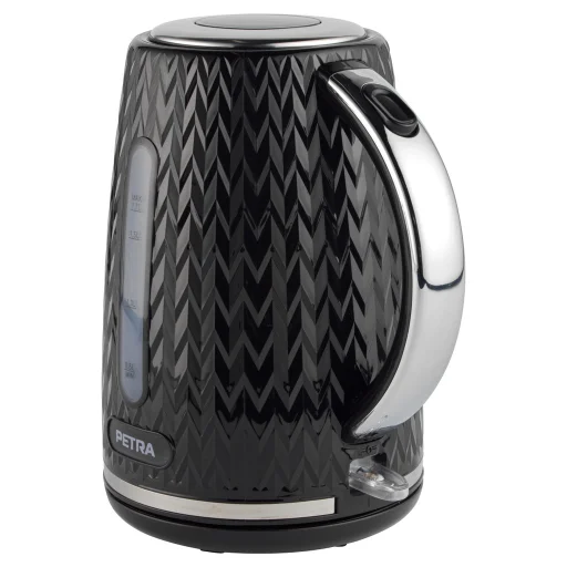 Petra PT3864BLKVDEEU10 Chevron rýchlovarná kanvica, čierna - 2