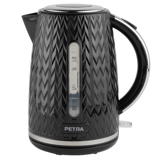 Petra PT3864BLKVDEEU10 Chevron rýchlovarná kanvica, čierna - 3