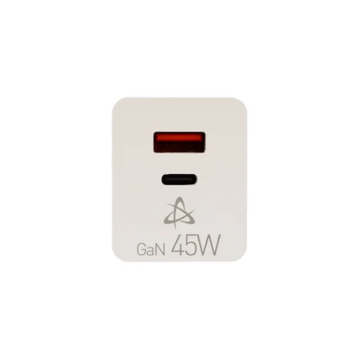 Sbox HC-45 sieťový USB-C nabíjací adaptér GaN 45W s 2 vstupmi - 2