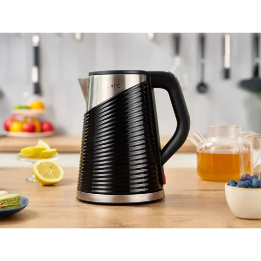 Lafe 47468 Elegant fekete elektromos vízforraló 1,8 L - 5