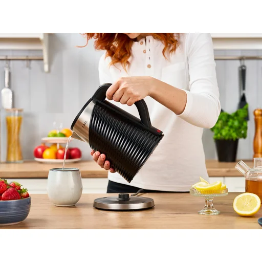 Lafe 47468 Elegant fekete elektromos vízforraló 1,8 L - 6
