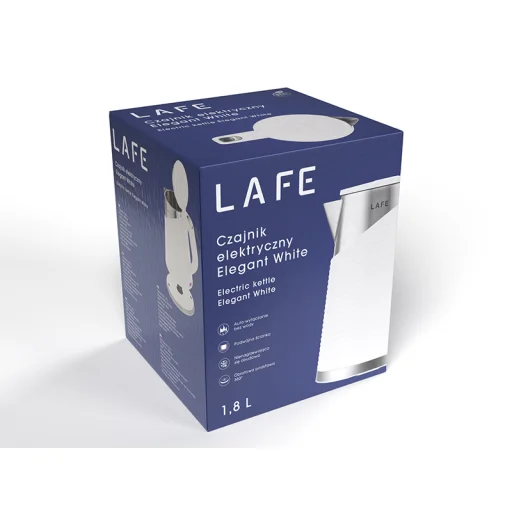 Lafe 47469 Elegant fehér elektromos vízforraló 1,8 L - 8