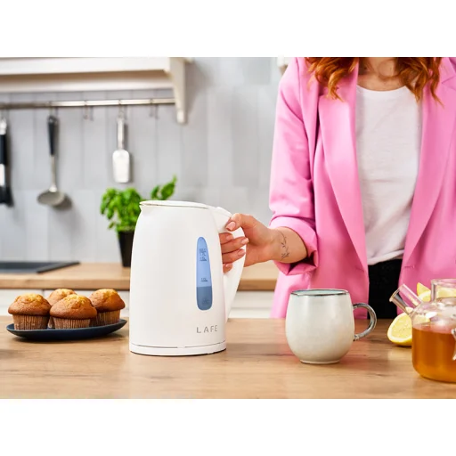 Lafe 47457 Essential biela elektrická rýchlovarná kanvica 1,7 l - 6
