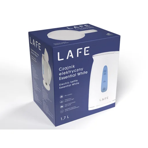 Lafe 47457 Essential biela elektrická rýchlovarná kanvica 1,7 l - 8
