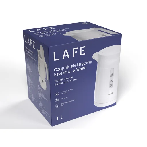 Lafe 47544 Essential S 1 l biela rýchlovarná kanvica - 10
