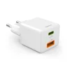 Hama 00201991 rýchlonabíjačka 1x USB-C 1x USB-A, mini nabíjačka, PD, 20 W, biela thumbnail