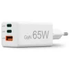 Hama 00201996 Fast Charger GaN, 2x USB-C, 1x USB-A, mini nabíjačka, PD, 65W, biela thumbnail