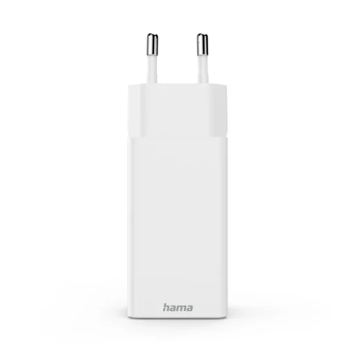 Hama 00201996 Fast Charger GaN, 2x USB-C, 1x USB-A, mini nabíjačka, PD, 65W, biela - 4