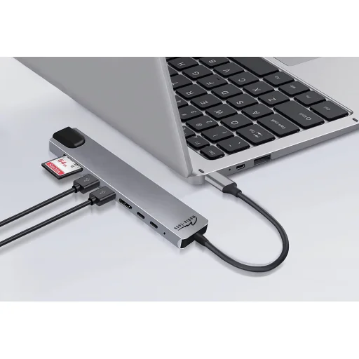 Media-Tech MT5046 8 v 1 USB-C LAN HUB PRO adaptér - 7