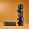 Hama 00201978 3x USB-C / 2x USB-A 140 W fekete töltőállomás thumbnail