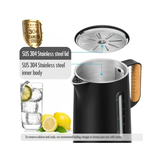 ForMe FKG-852 bezdrôtová elektrická rýchlovarná kanvica 1,7 l - 4