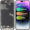 LCD Displej Modul MP pre Apple iPhone 14 Pro, Prémiový Soft OLED FHD 120Hz Diagnostická Verzia, Neoriginálny, Čierny thumbnail