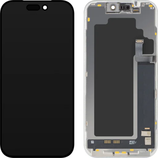 LCD Displej Modul MP pre Apple iPhone 17 Pro, Soft OLED FHD 120Hz IC Transfer Verzia, Neoriginálny, Čierny - 2